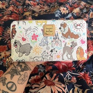 Disney Dooney Dogs Sketch Wallet Wristlet